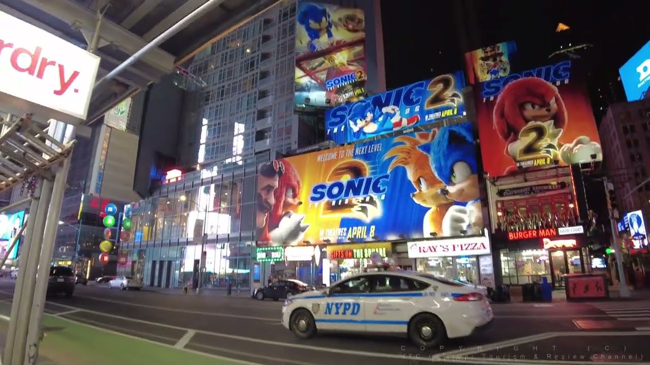 [4K] Complete Walking tour of Times Square in New York, USA Binaural sound