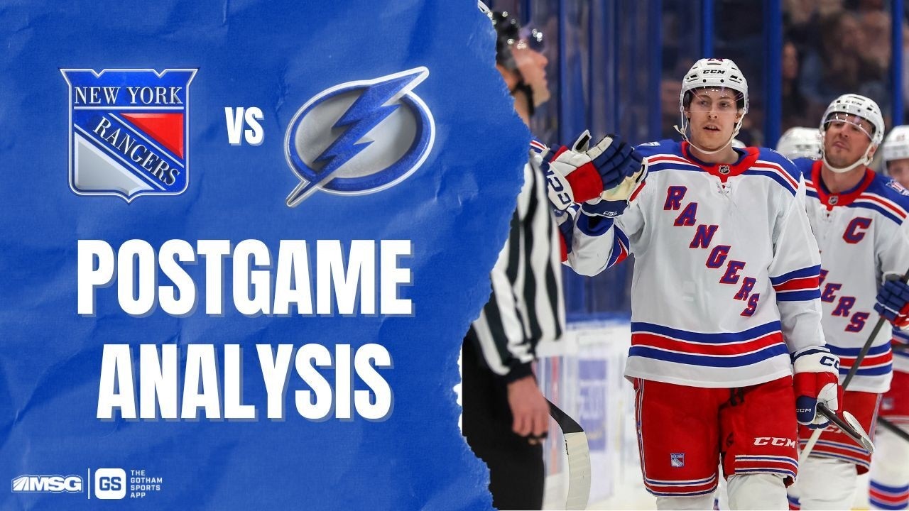 Rangers Close Out Season With 4-2 Win Over Bolts | New York Rangers
