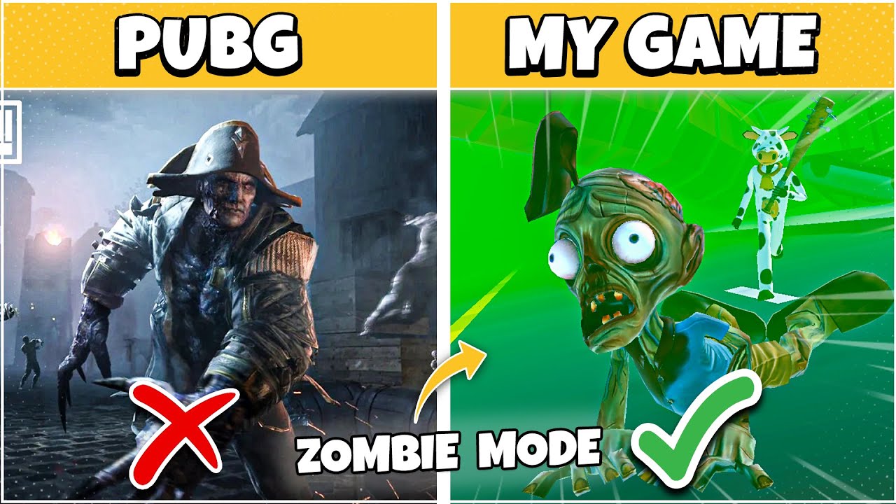 I made PUBG Mobile's Infection mode for my game⚠️