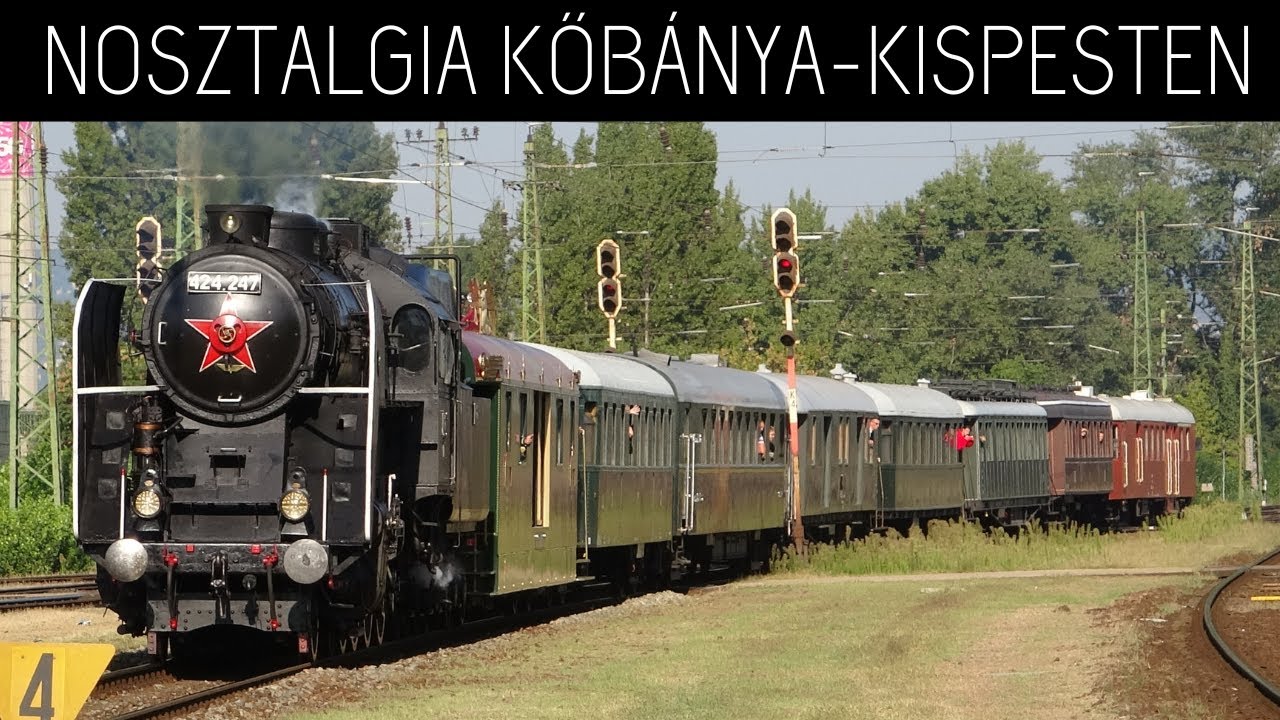 175 éves a Pest-Szolnok vasútvonal - Nosztalgia vonat Kőbánya-Kispesten
