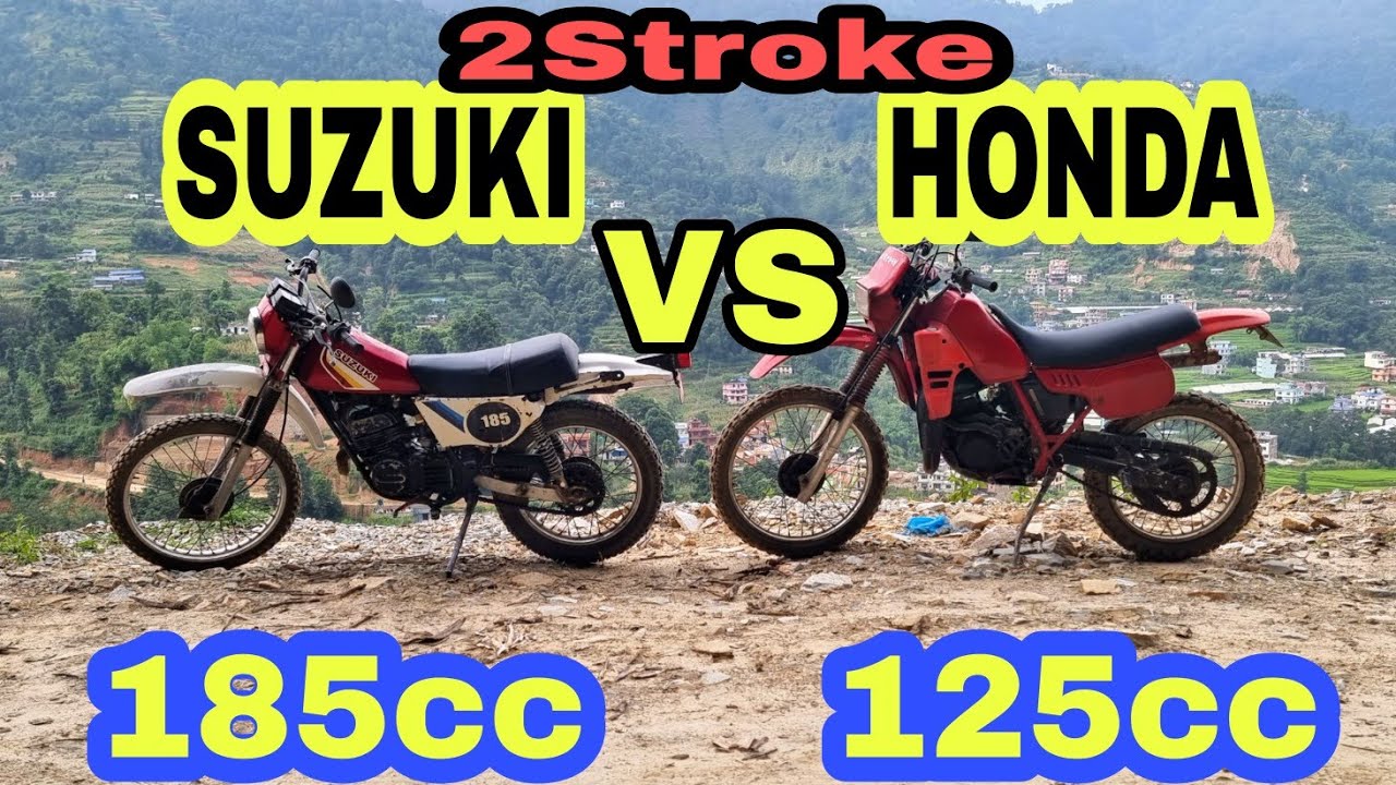 OFF-ROAD MA RACE PARYO || #2STROKE Suzuki ER 185CC VS HONDA MTX125R ||