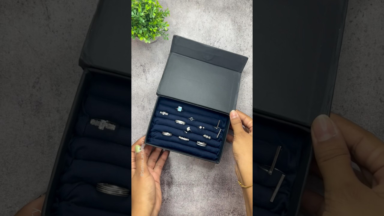 DIY Ring holder 💍Jewelry box #shorts #ringholder #ringjewelry #ringbox #diycraft #diyringholder