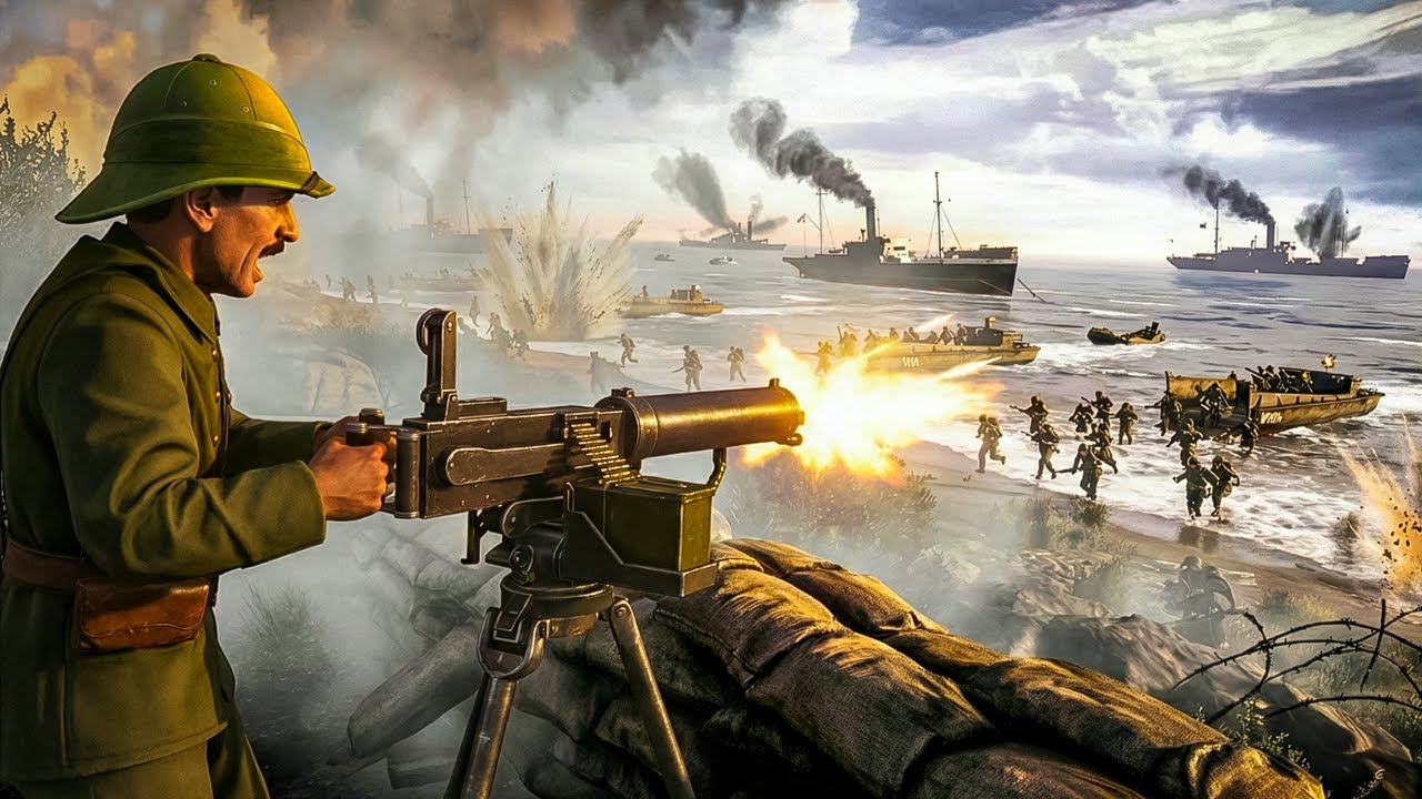1915 Gallipoli Beach Invasion (WW1 D-DAY)
