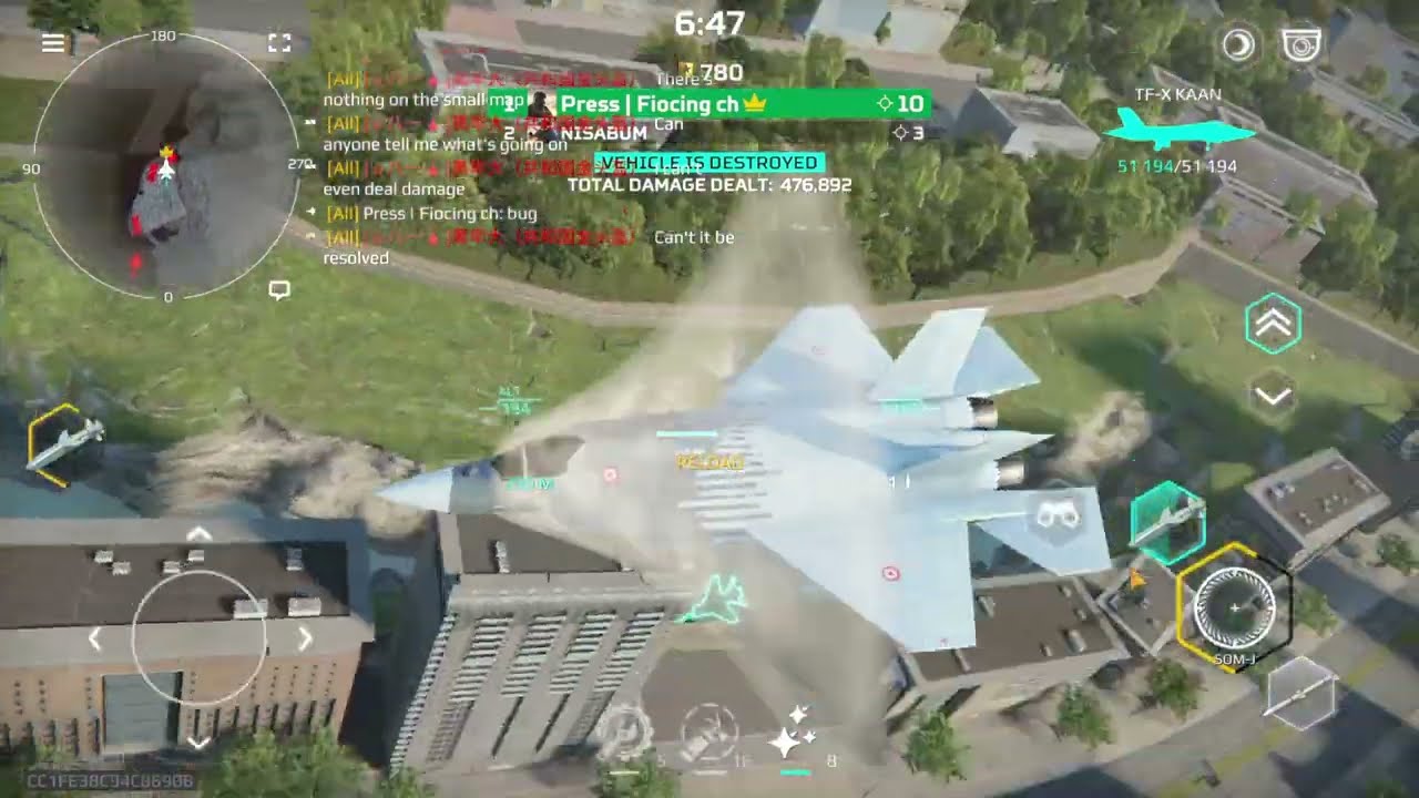 KAAN - Turkish Modern Jet Fighter Gameplay - MWT: Tank Battles