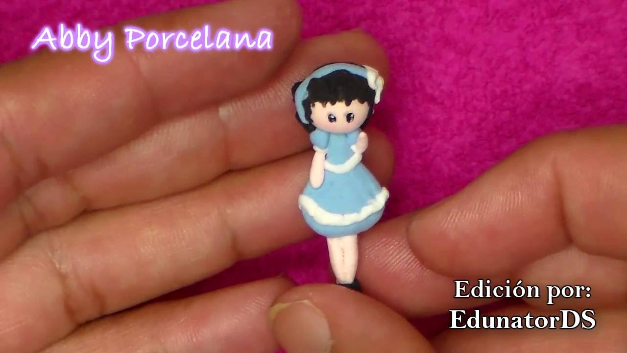 Como hacer muñeca de foamy moldeable (Miniatura) / Foamy moldeable