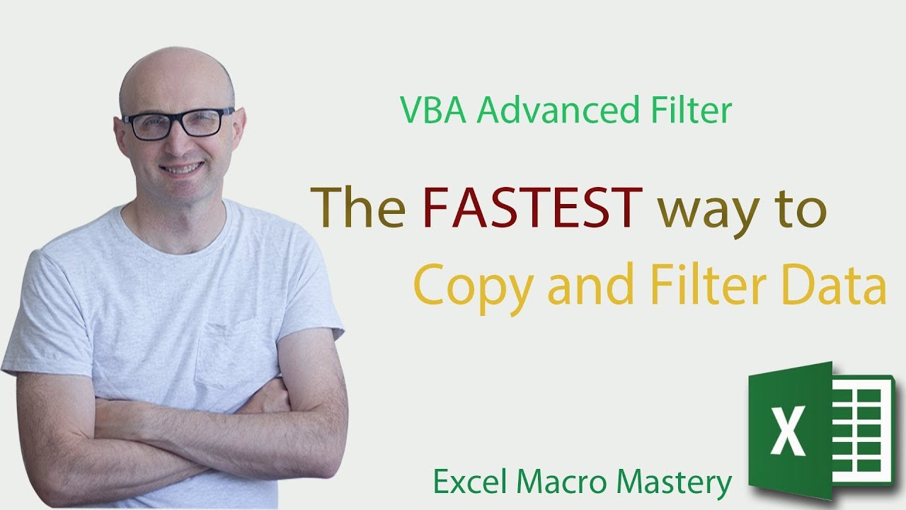 VBA Advanced Filter — САМЫЙ БЫСТРЫЙ способ копирования и фильтрации данных