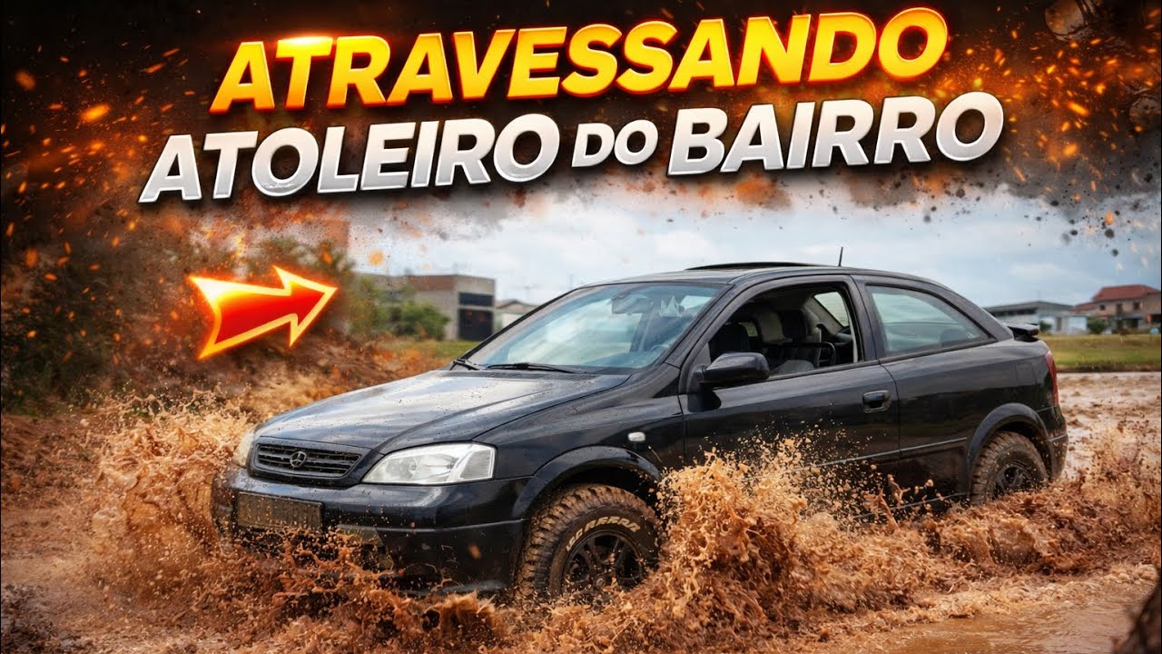 ATRAVESSANDO O ATOLEIRO DO BAIRRO DE ASTRA SPORT 
