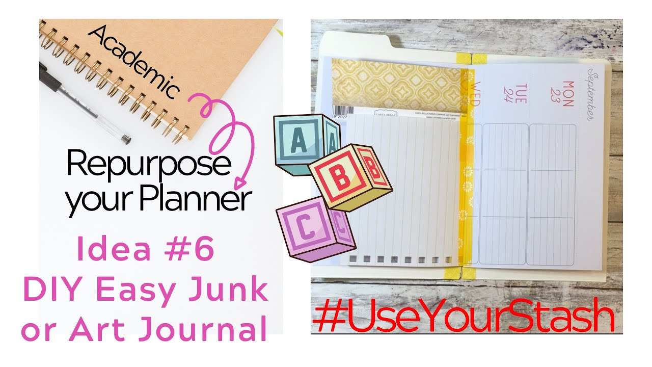 Дайте вторую жизнь неиспользованному Happy Planner #6 | Простой самодельный журнал для творчества...