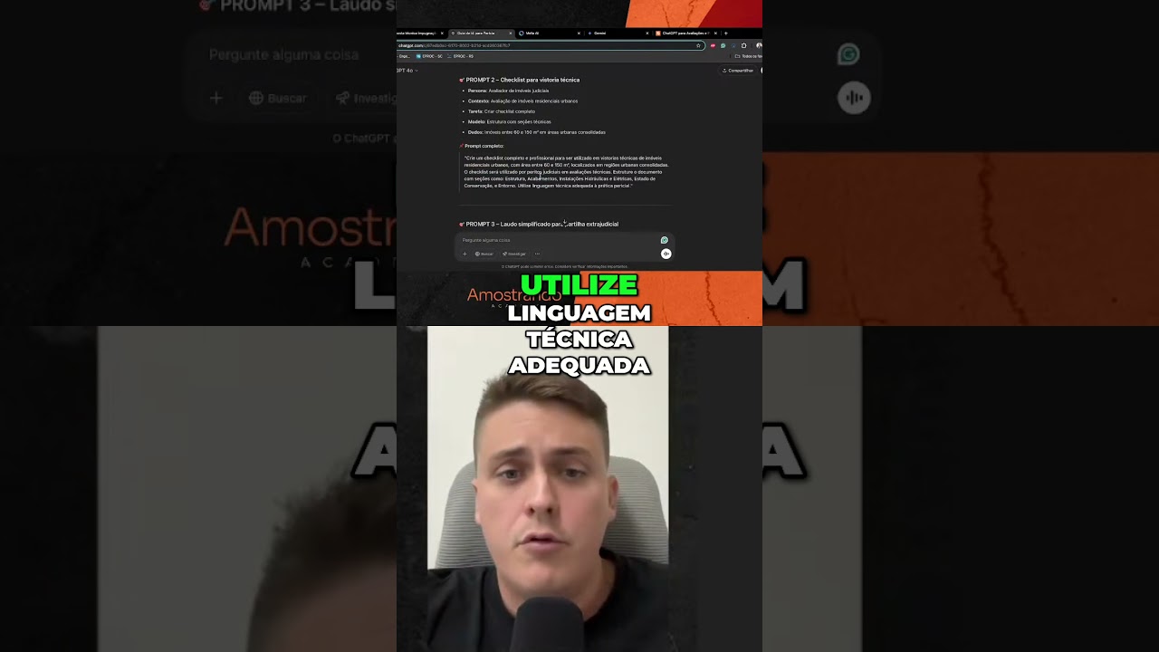 ⚡ CHECKLIST COMPLETO em 30 SEGUNDOS! Veja a IA Criando Laudo Pericial AO VIVO