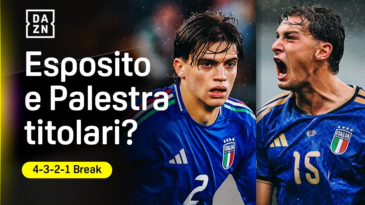 La FORMAZIONE TITOLARE dell'ITALIA agli SPAREGGI | 4-3-2-1 Break powered by SisalTipster | DAZN
