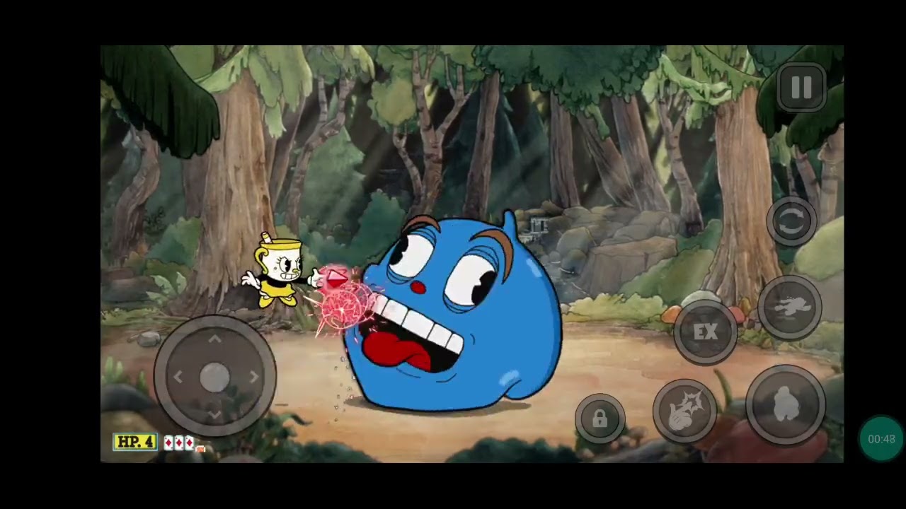 Day 2 of S ranking every Cuphead boss on mobile (Goopy le Grande)