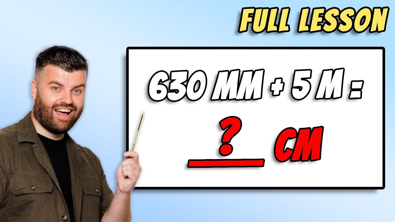 FULL 11+ Maths Lesson (measurement)