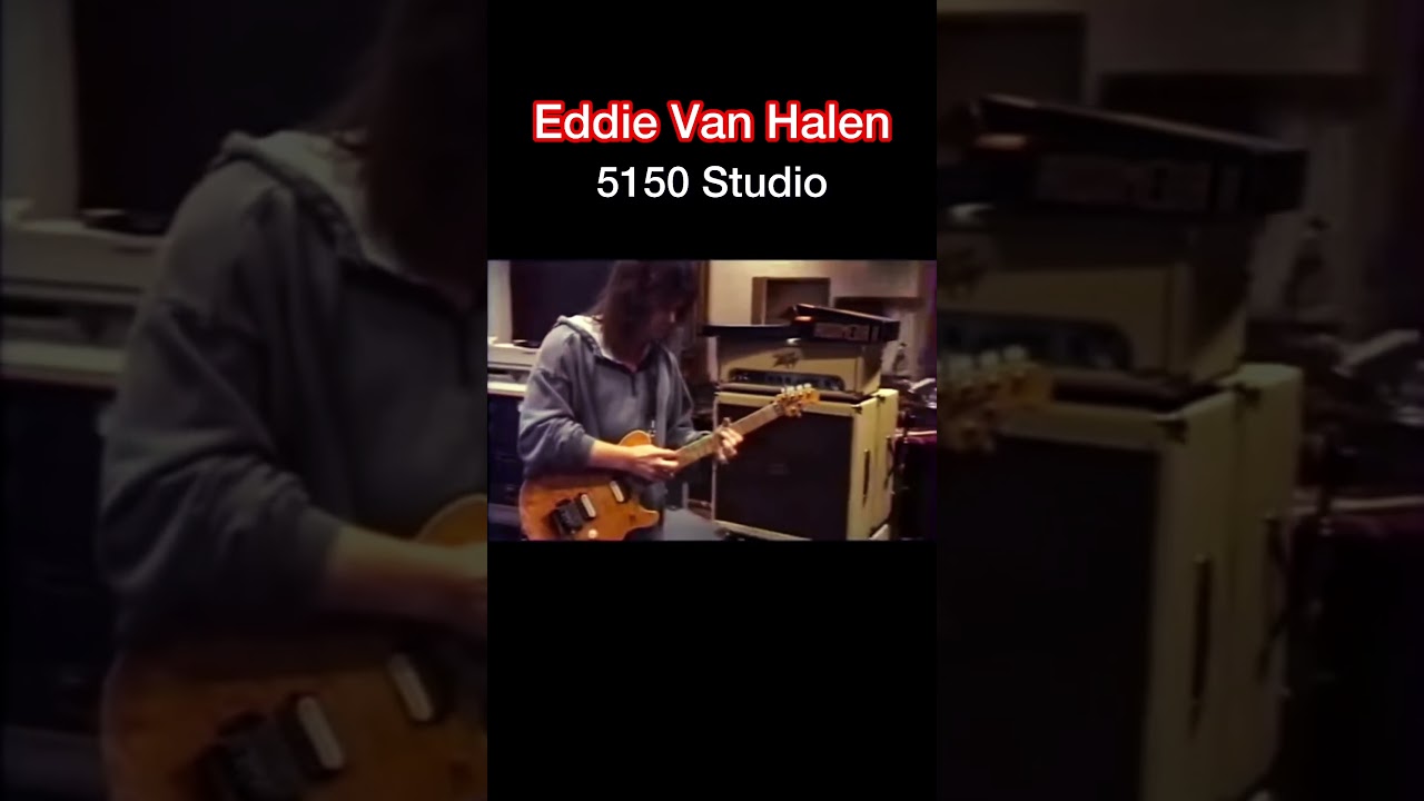 Eddie Van Halen - 5150 Studio #eddievanhalen #vanhalen #guitar #evhwolfgang