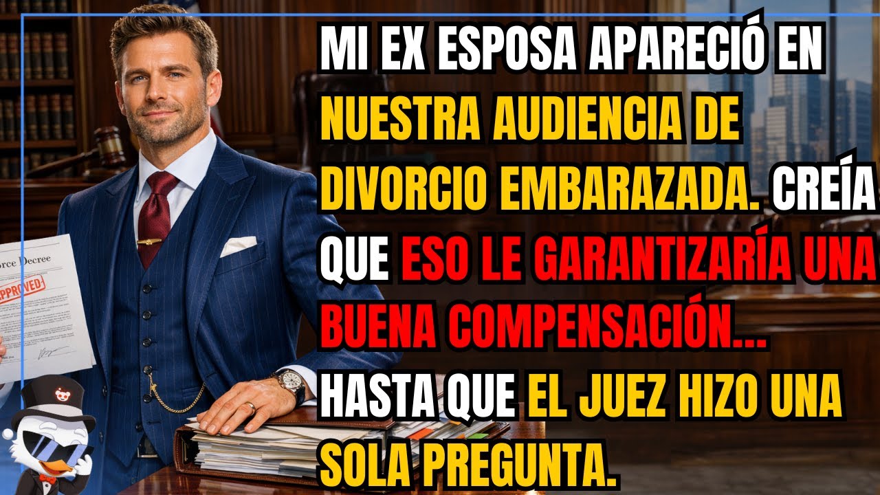 Mi ex esposa apareci&oacute; en nuestra audiencia de divorcio embarazada. Cre&iacute;a que eso le garantizar&iacute;a...