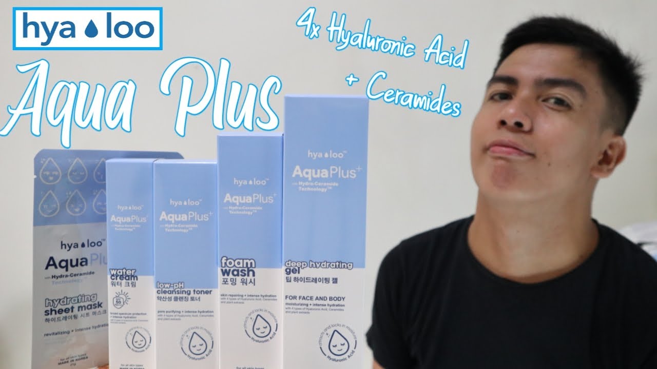 Hyaloo Aqua Plus A New Skin Care Brand (Unboxing + Review) || Myhron Baquillas