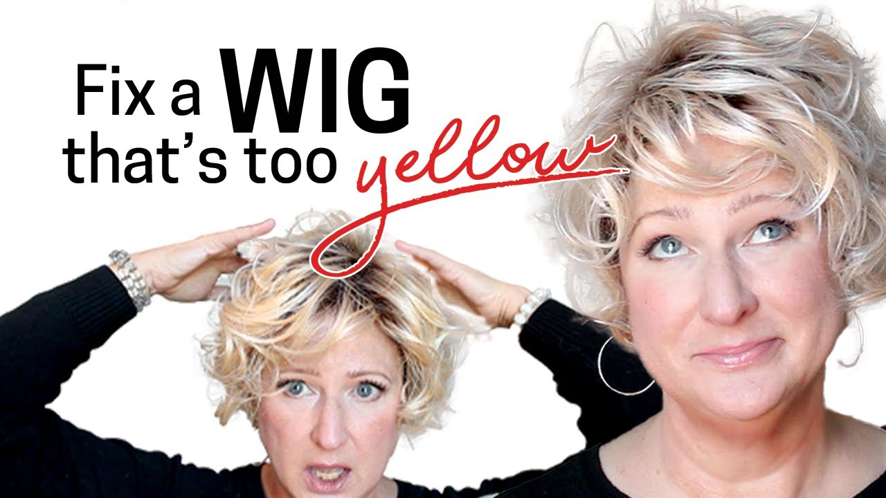 How to TONE a blond wig that's too YELLOW