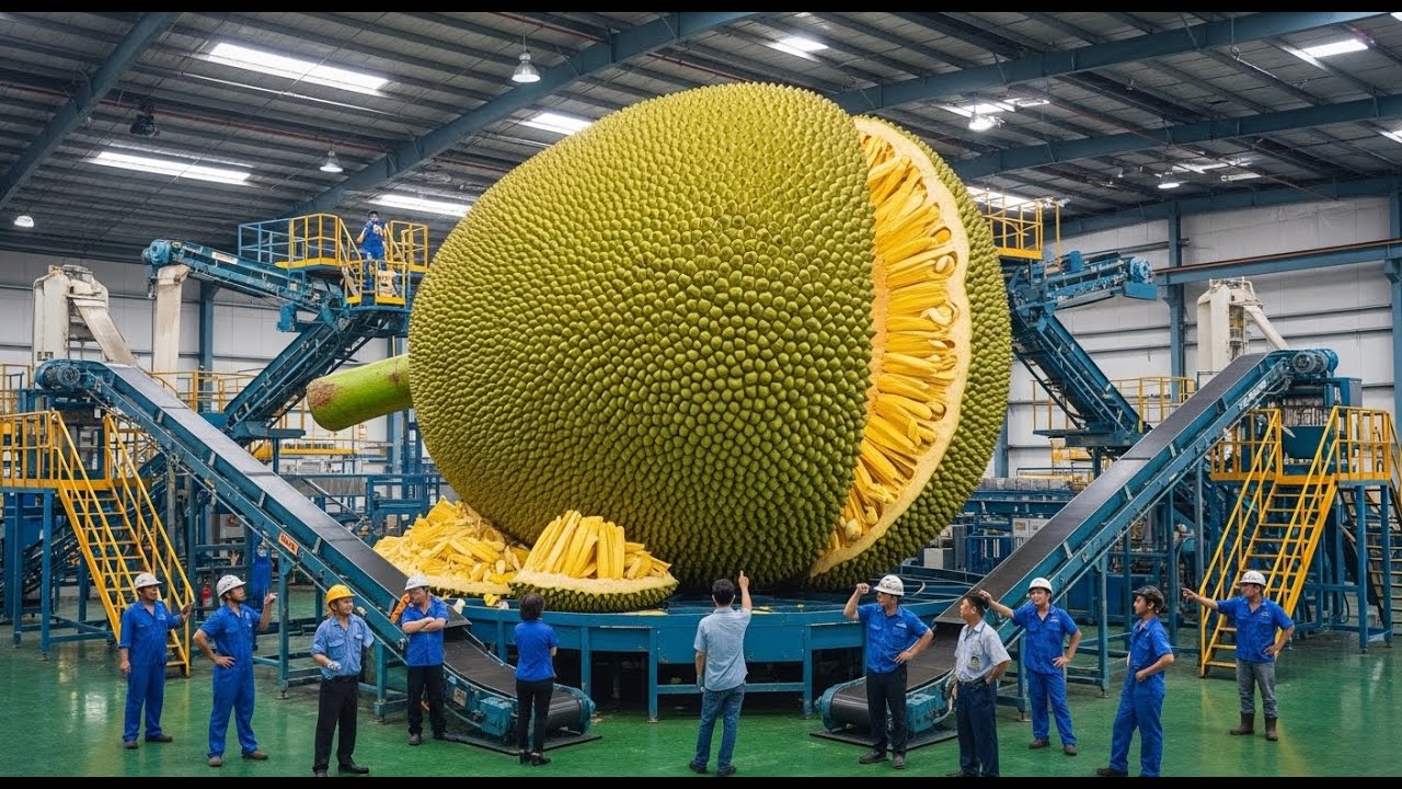 nside the World’s Largest Jackfruit Drying Factory – Producing Tons Every Single Day!