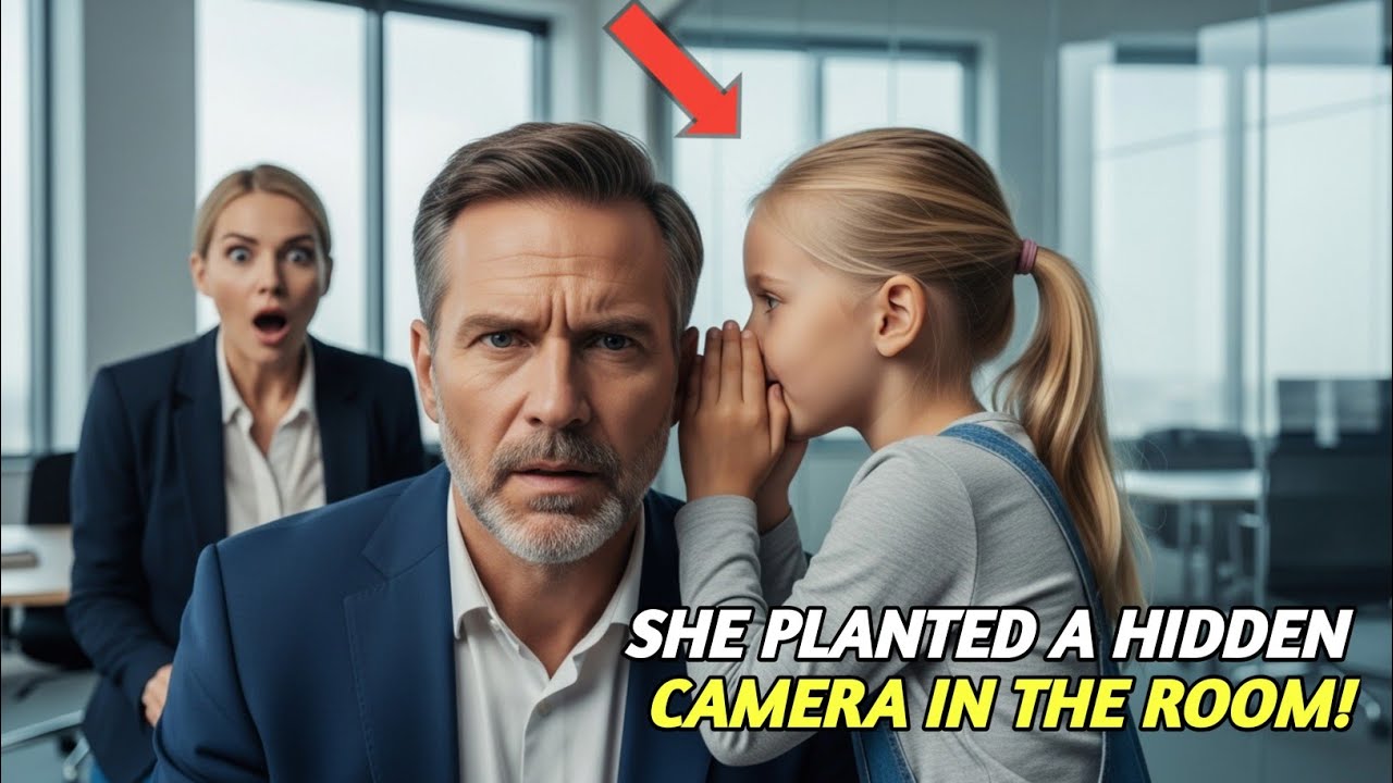 A Poor Girl Whispered “There’s a Camera in Your Office” — The Millionaire’s Shocking Discovery!