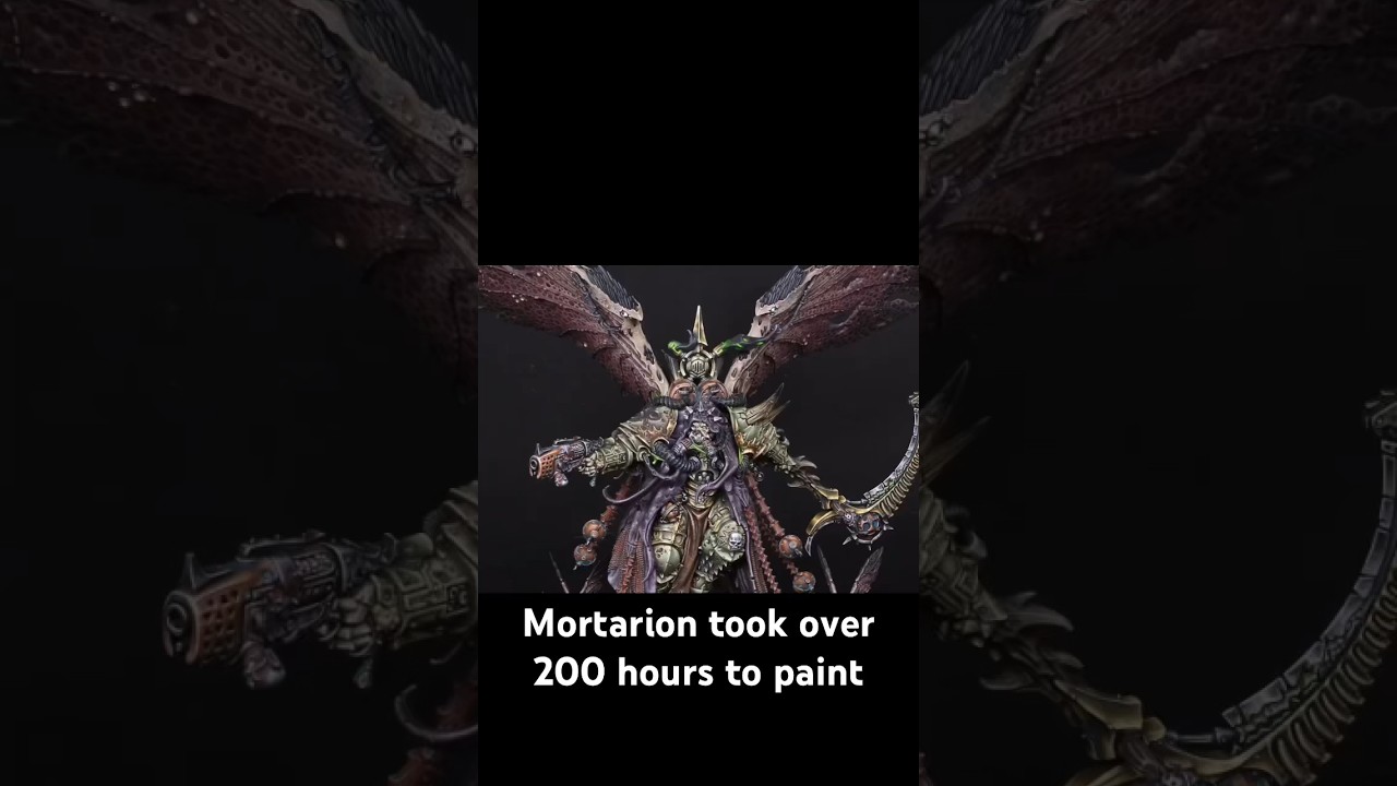 Warhammer Mortarion #shorts  #warhammer #miniaturepainting