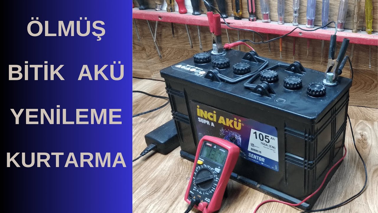 Yeni Akü Almadan Önce Bunu Deneyin! Akü Kurtarma Rehberi.Kendin Yap.How to Save a Dead Battery.DIY