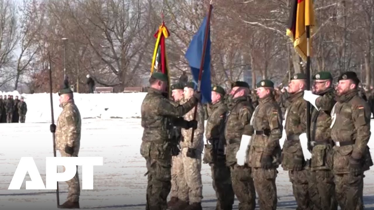 Немецкие войска взяли на себя командование силами НАТО в Литве на фоне напряженности в отношениях...