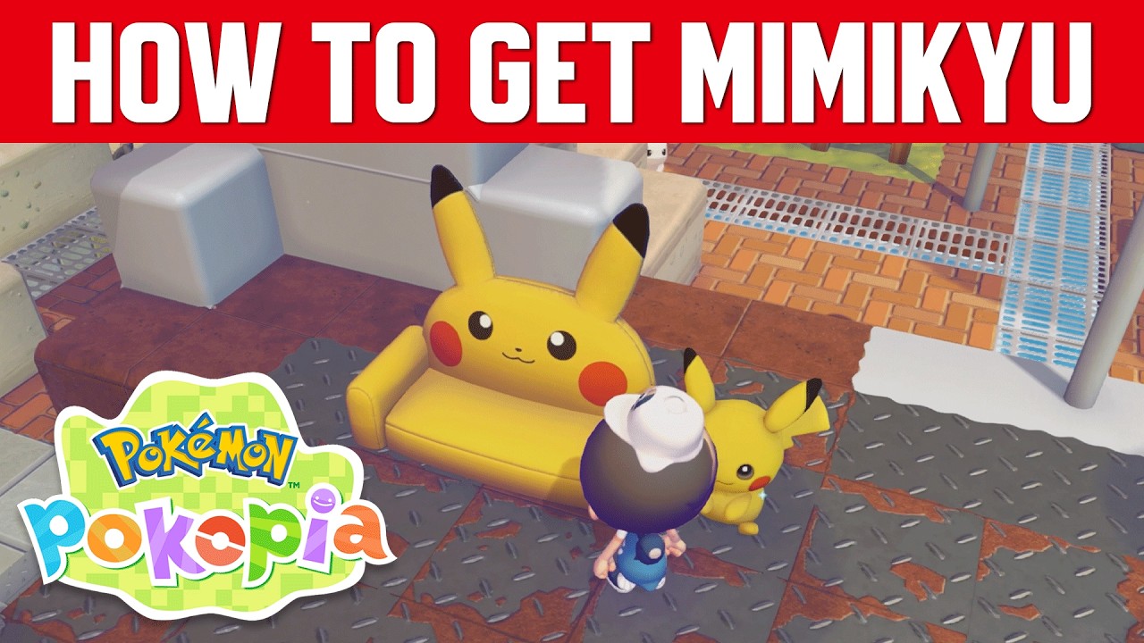 Pokemon Pokopia - How to get Mimikyu & Pikachu Sofa