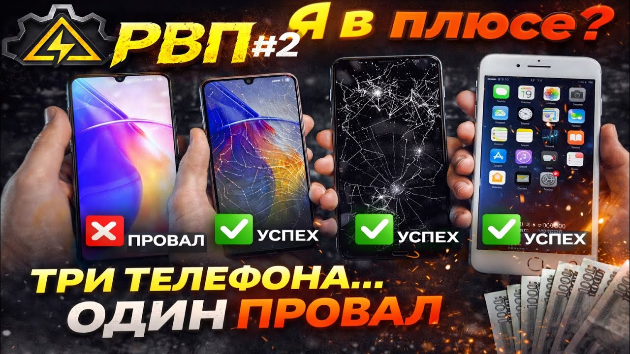 Ремонт на грани провала: три телефона и один фатальный косяк 😭🔥 | РВП #2
