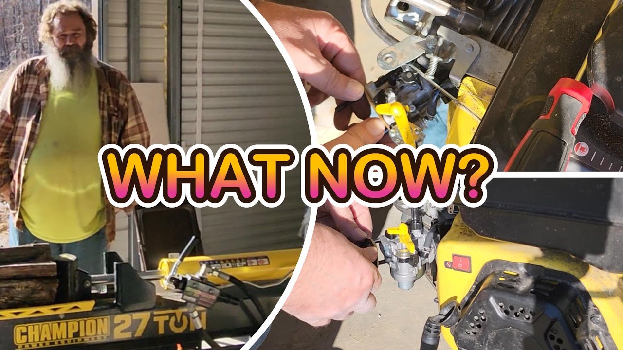 Will I Succeed or Fail at Repairing My Champion 27 ton Log Splitter?