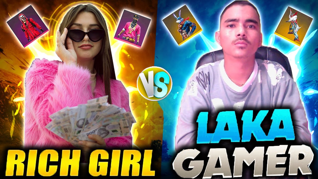 Collection Verses with Random Rich Girl😱 All Free Fire Bundle - Laka Gamer