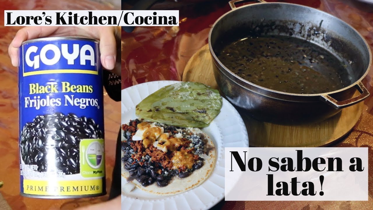 DELICIOSOS FRIJOLES DE LATA CON UN TOQUE MEXICANO | FACILES | Lore's Kitchen/Cocina