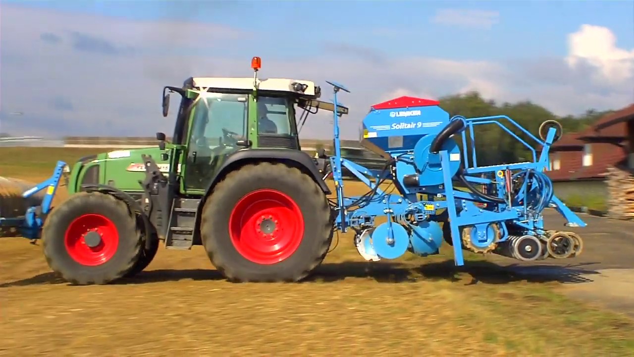 Lemken Heliodor angebaut mit  Solitair