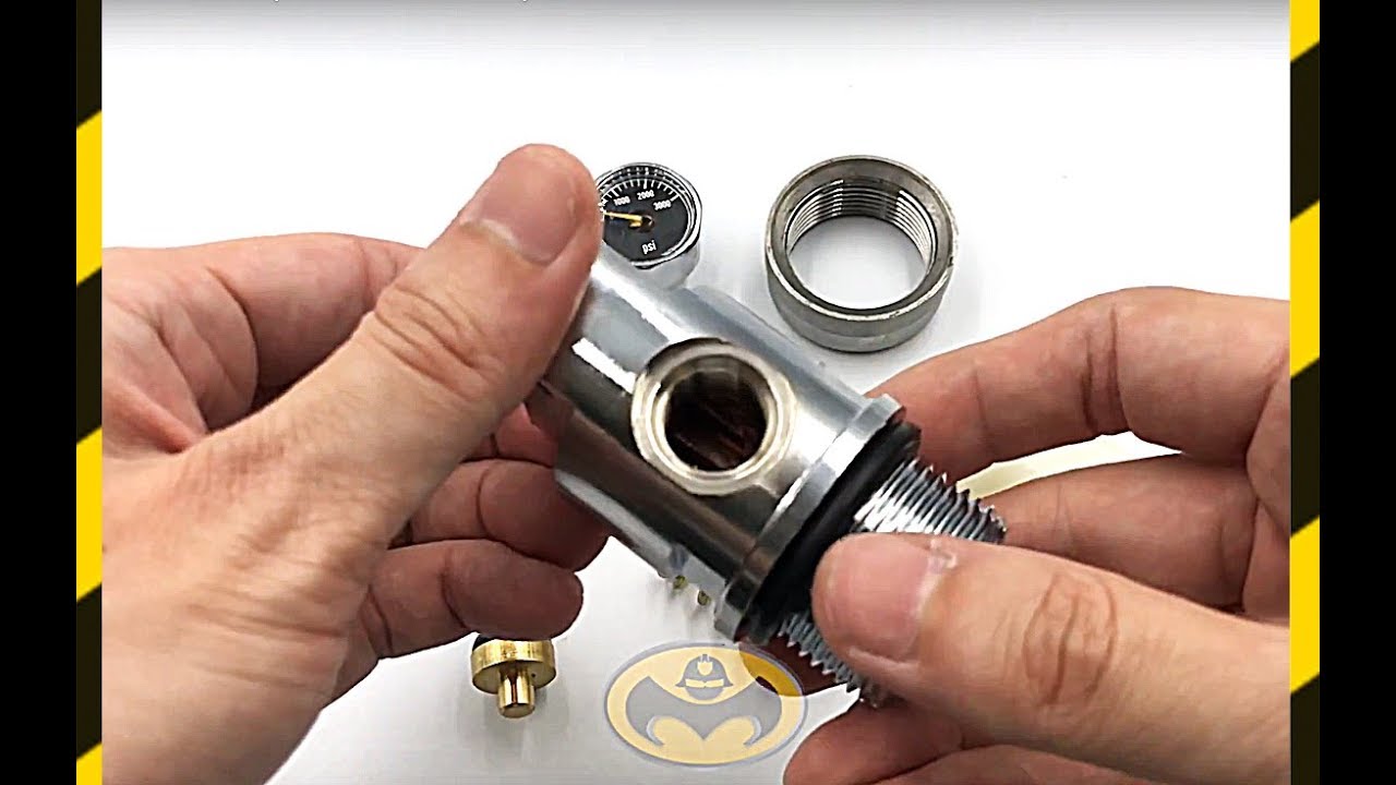 วาล์วถังดับเพลิง 3000 PSI (Grade A งานเยอรมัน) PCP แยกชิ้นส่วน