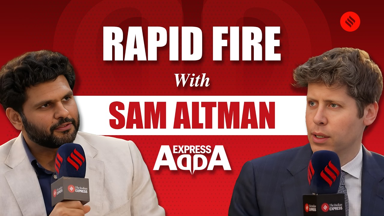 Rapid Fire With Sam Altman: His Take on AGI, Musk & the Future of AI | Express Adda
