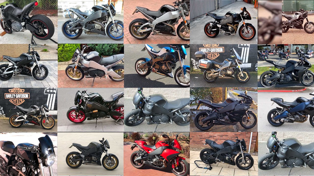 Buell custom motorbike compilation