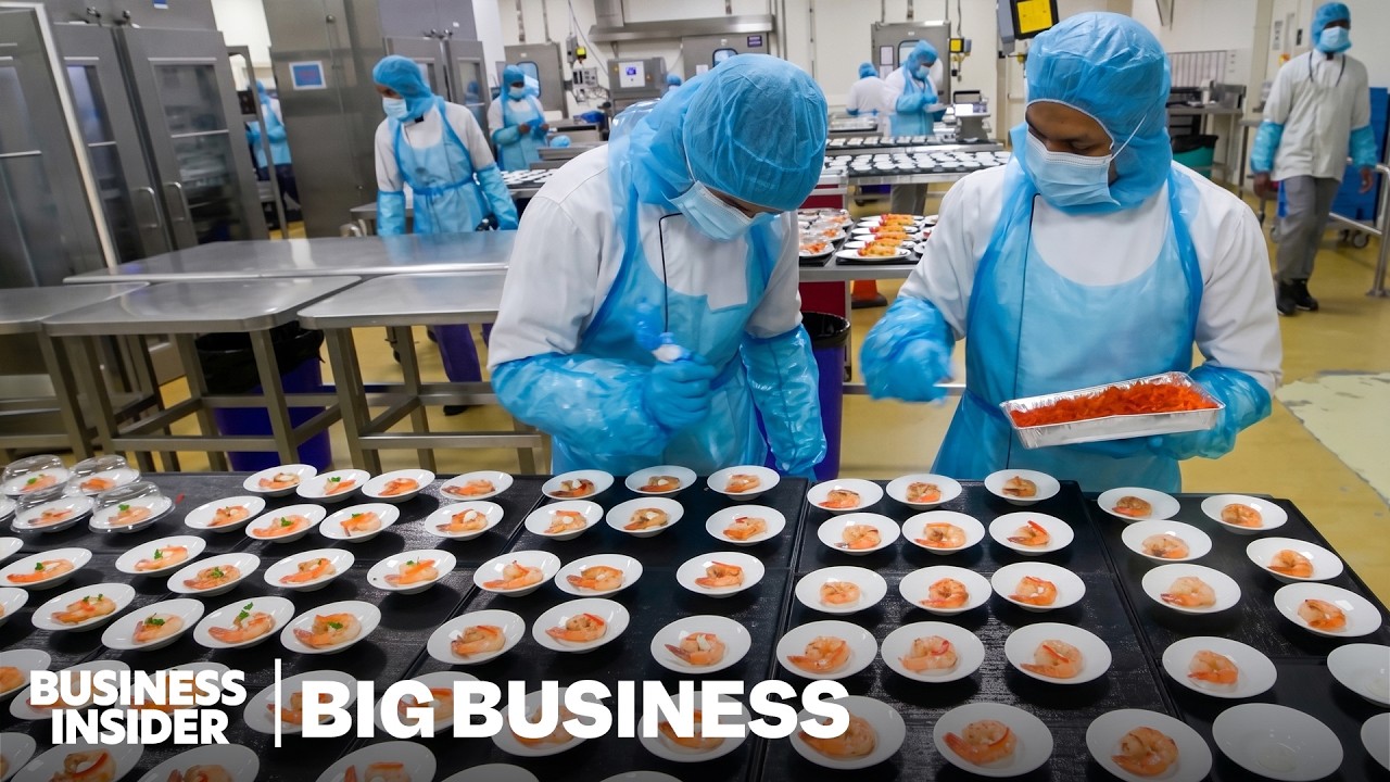 How Qatar Airways Prepares 200,000 Meals From Scratch Every Day | Big Business | Business Insider