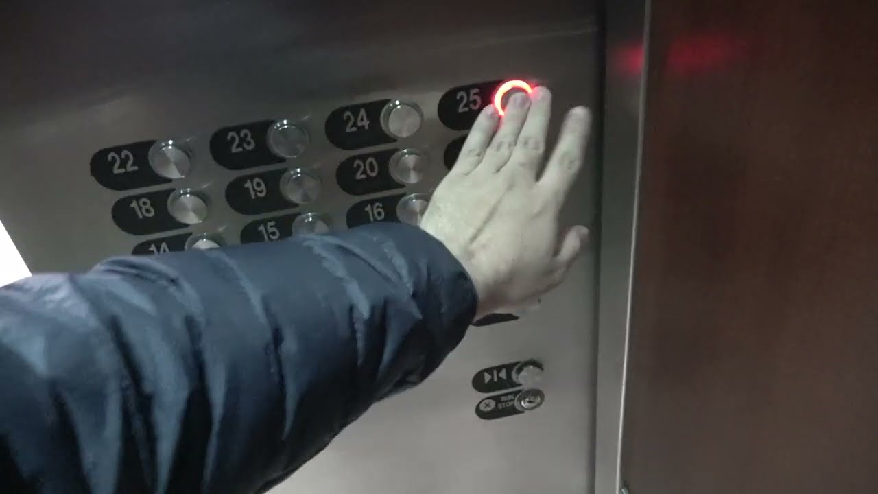 Otis Series M2 Elevonic 411M Traction Elevators at The Marriott Key Center in Cleveland, OH