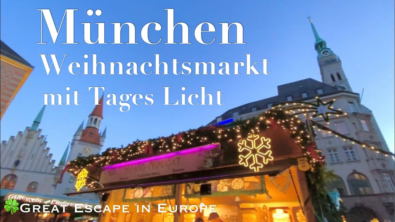 Munich Germany X’mas markets with their own special features🎄【MunichVlog】
