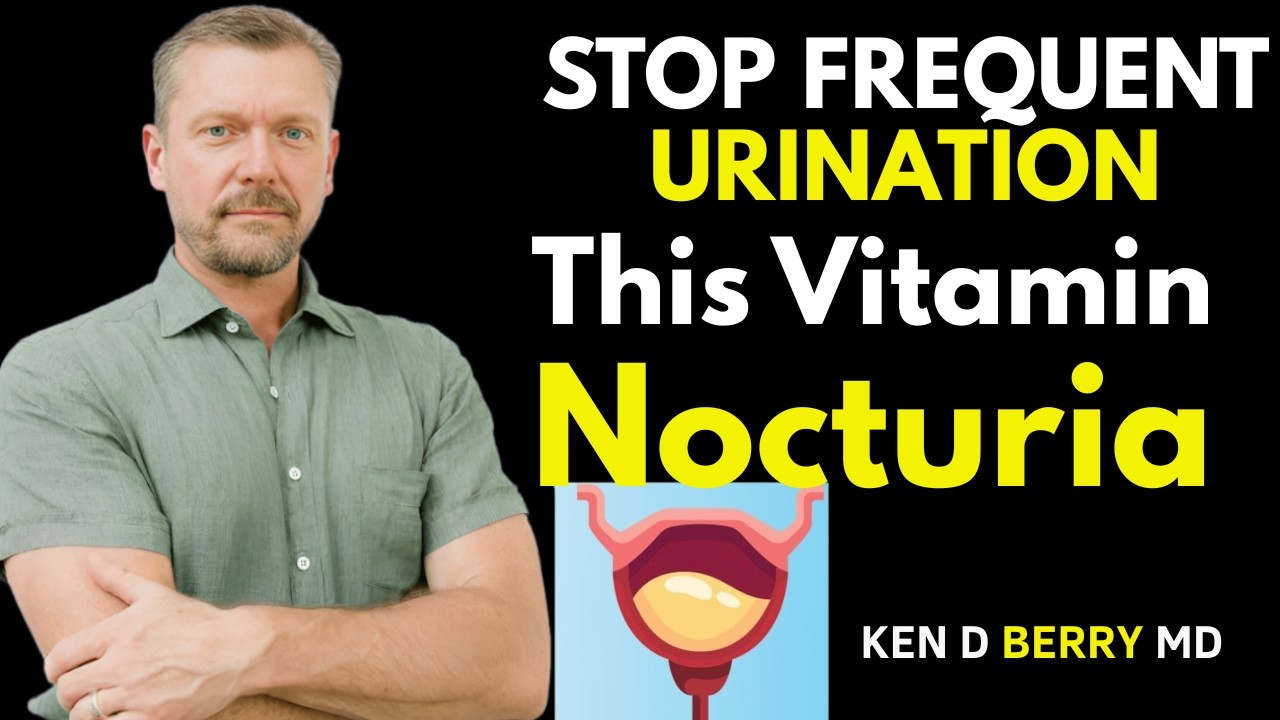 Just 3 Small Vitamins to STOP Frequent Urination at Night!:Best Motivational Speech By kenD berry