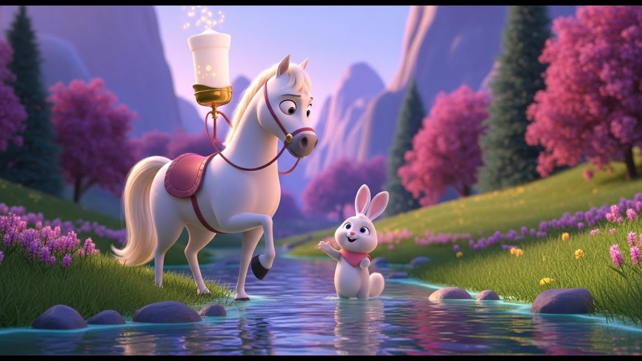 Conte féerique : Lumière et Lapinou à la recherche de la rivière magique ✨