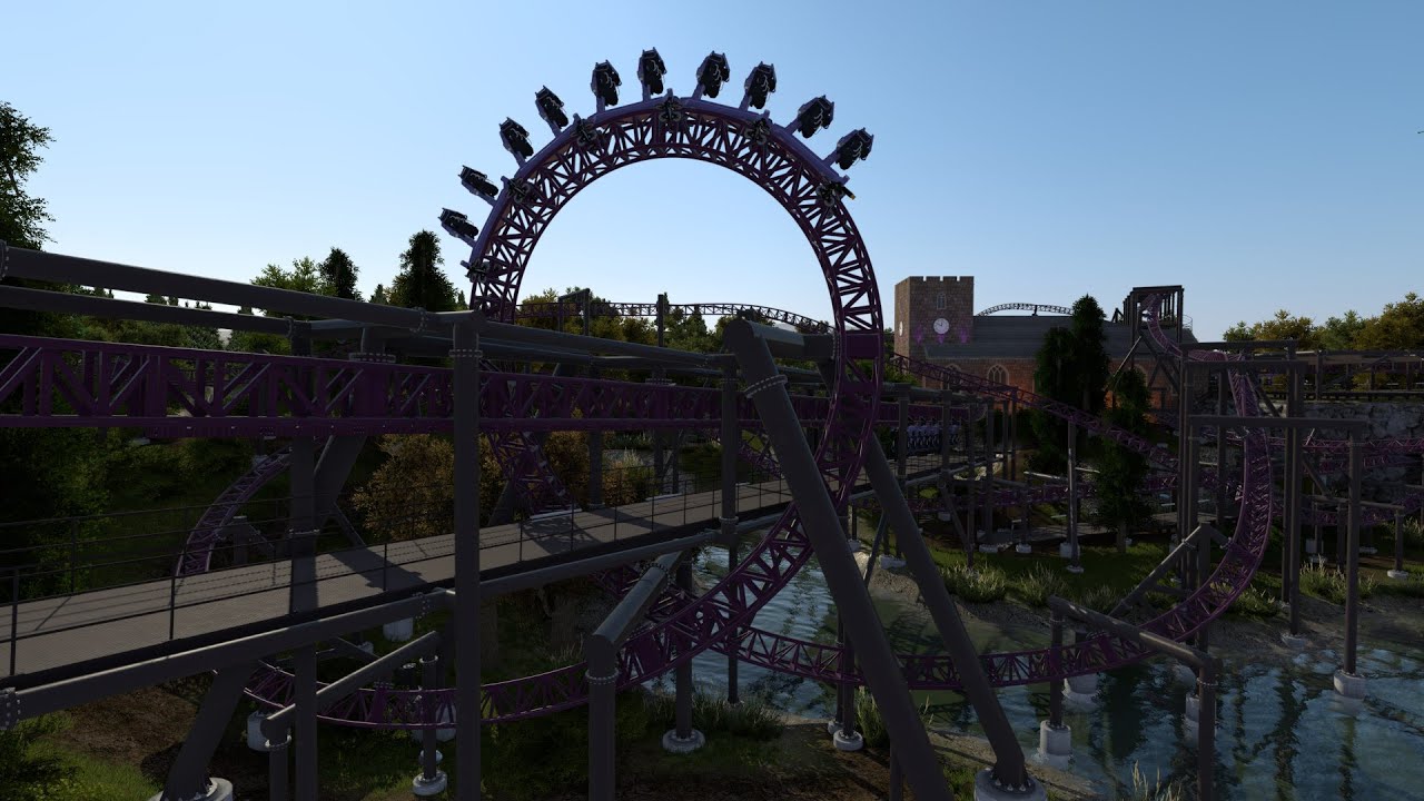 [Nolimits 2] Vampire - Intamin Suspended LIM Rollercoaster (3 Blind Mice 2023)