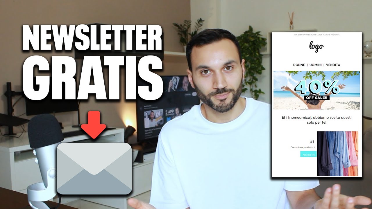 Come creare una NEWSLETTER da ZERO GRATIS! 😲