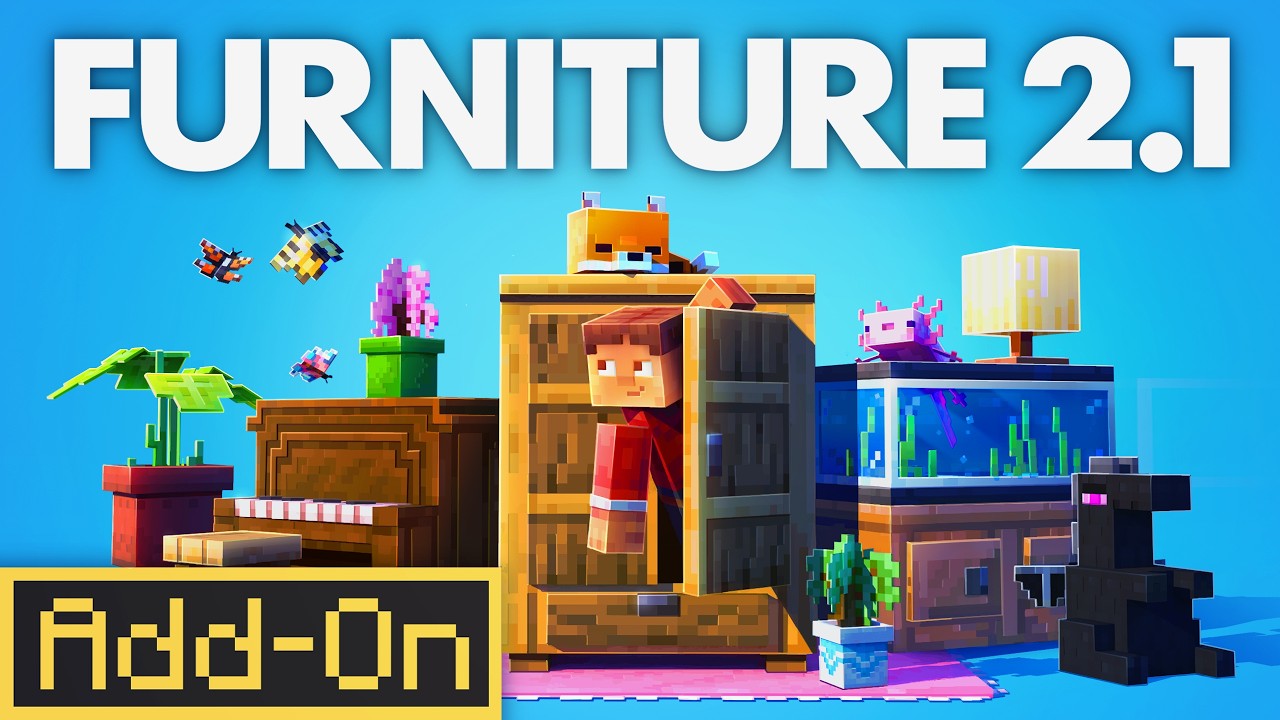 Дополнение FURNITURE 2.1 &mdash; идеальное обновление, улучшающее качество жизни! Более 1500 предметов!