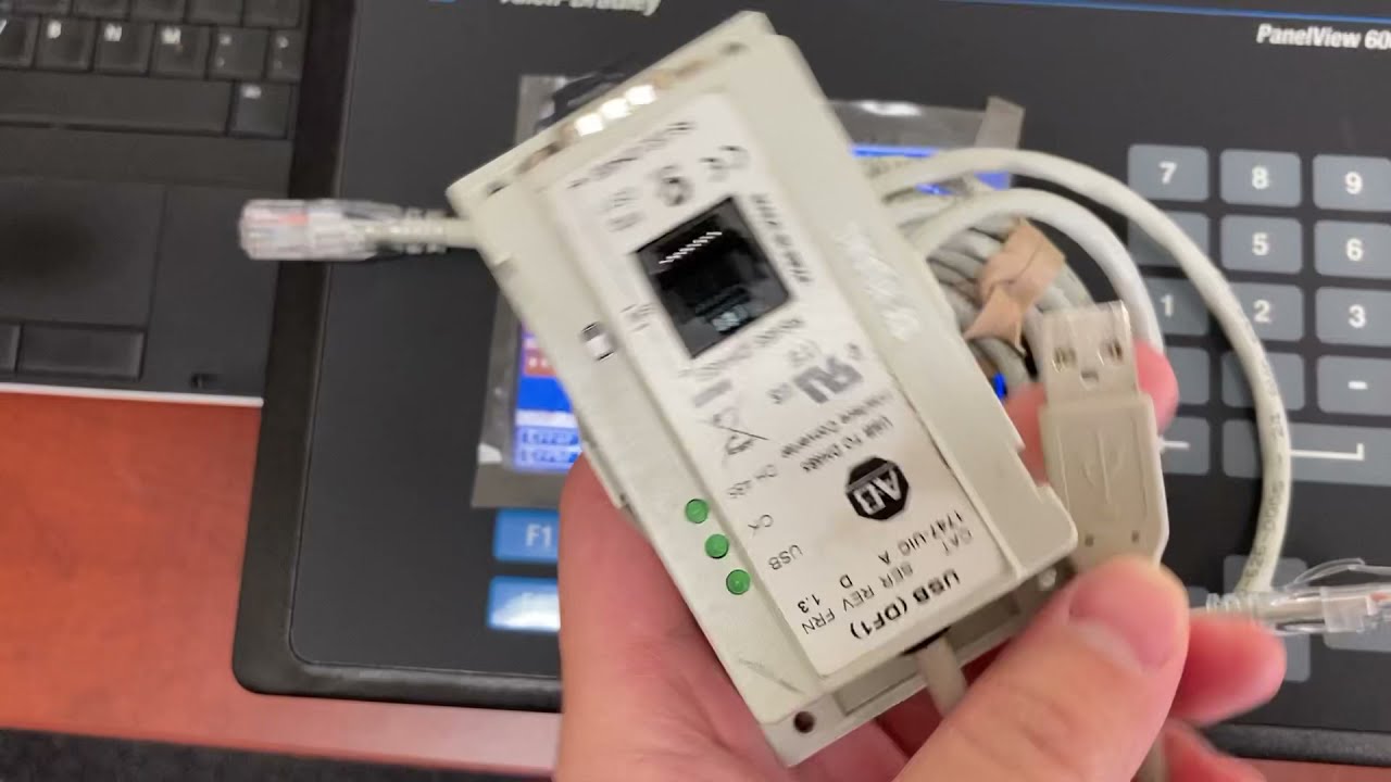 Allen Bradley Panelbuilder32 - How To Upload - DH485