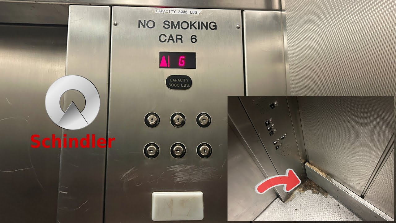Terrible 2005 Schindler 330A hydraulic elevator (car 6) | Union Station - Washington DC