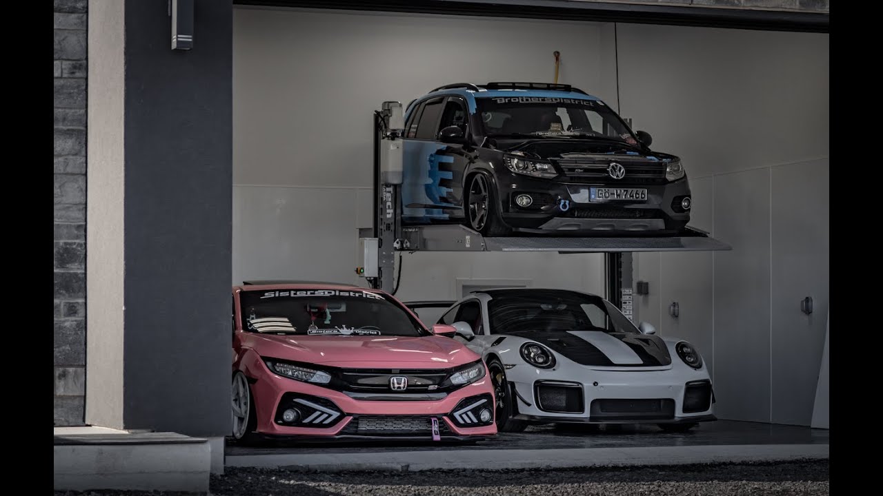 Bagged VW Tiguan R line & Bagged Honda SI FC3