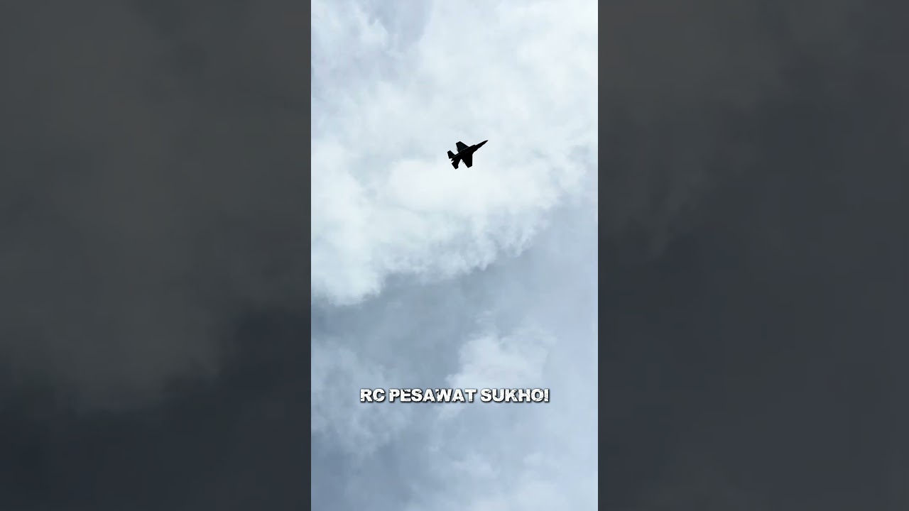 Terbang di langit bebas Rc Jet Tempur Sukhoi 