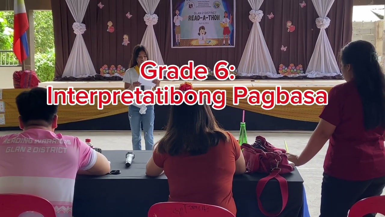 READ-A-THON: INTERPRETATIBONG PAGBASA | GRADE 6 (District Level)
