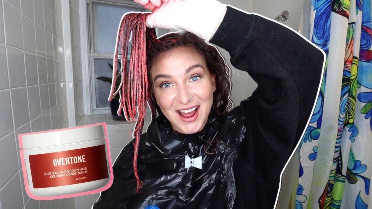HOW LONG DOES OVERTONE LAST? | Rose Gold On Brown Hair