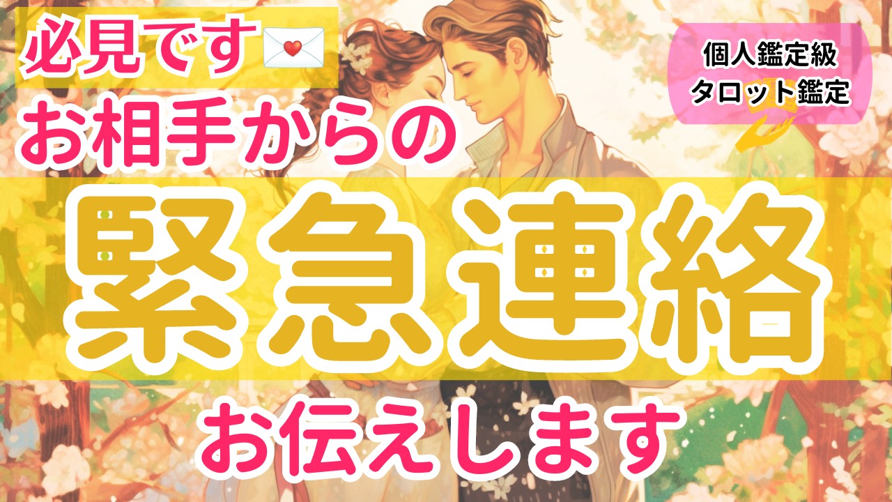 💌お相手からの連絡が届いています