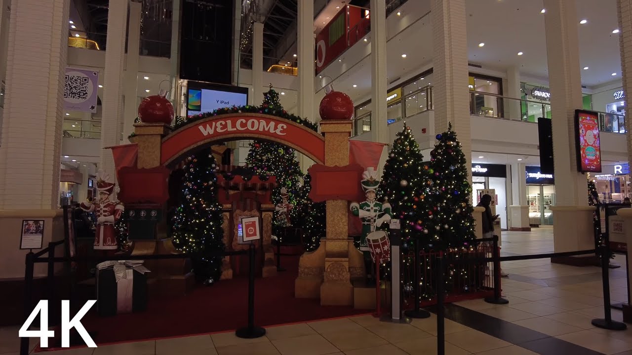 4K | Newport Centre Mall | Walking Tour in Dec 2023 | Jersey City, New Jersey, USA